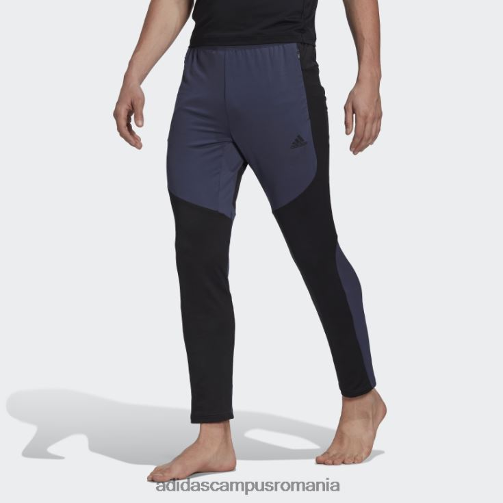 adidas campus romania pantaloni adidas aeroready yoga 7/8 bleumarin bărbați bleumarin/negru J266N27155