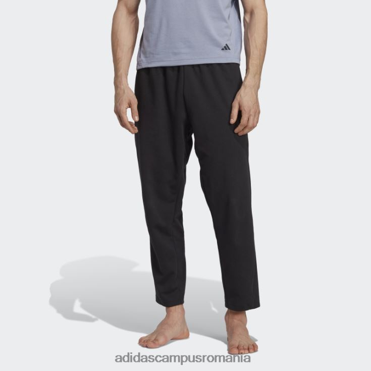 adidas campus romania pantaloni de antrenament de bază yoga negri bărbați negru/carbon J266N25552