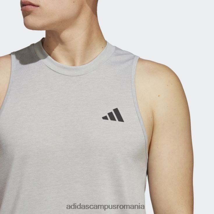 adidas campus romania pantaloni de antrenament gri mediu esențiale pentru antrenament feelready bărbați gri mediu/alb/negru J266N214194