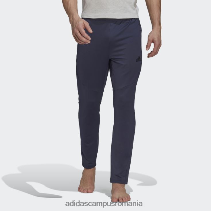 adidas campus romania pantaloni de yoga aeroready bleumarin 7/8 bărbați marina J266N27312