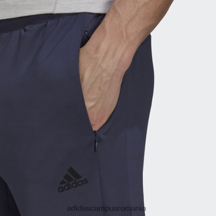 adidas campus romania pantaloni de yoga aeroready bleumarin 7/8 bărbați marina J266N27312