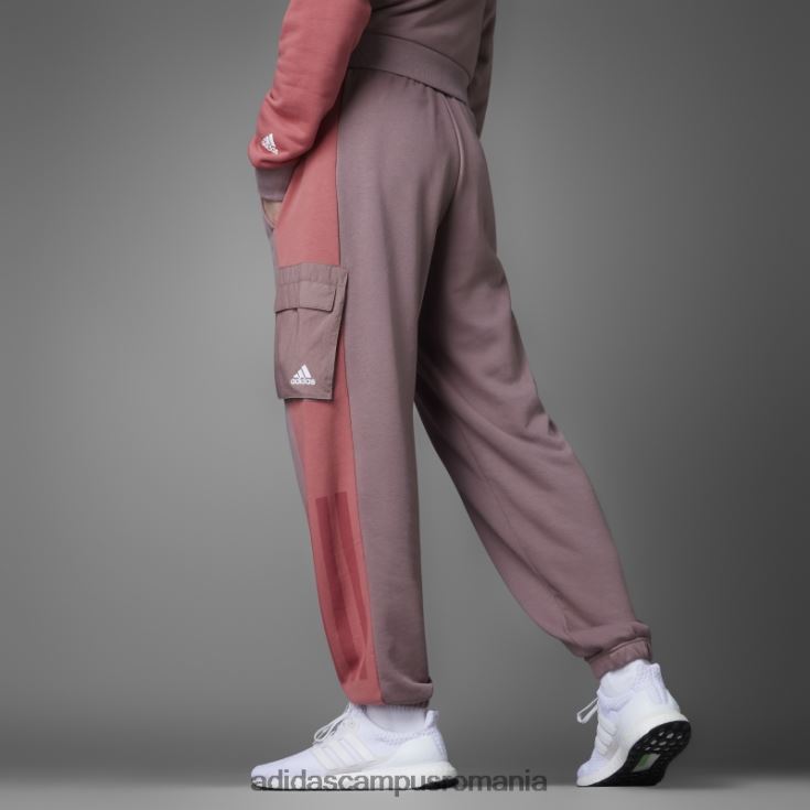 adidas campus romania pantaloni franțuzesc colorblock mov bărbați Violet J266N27087