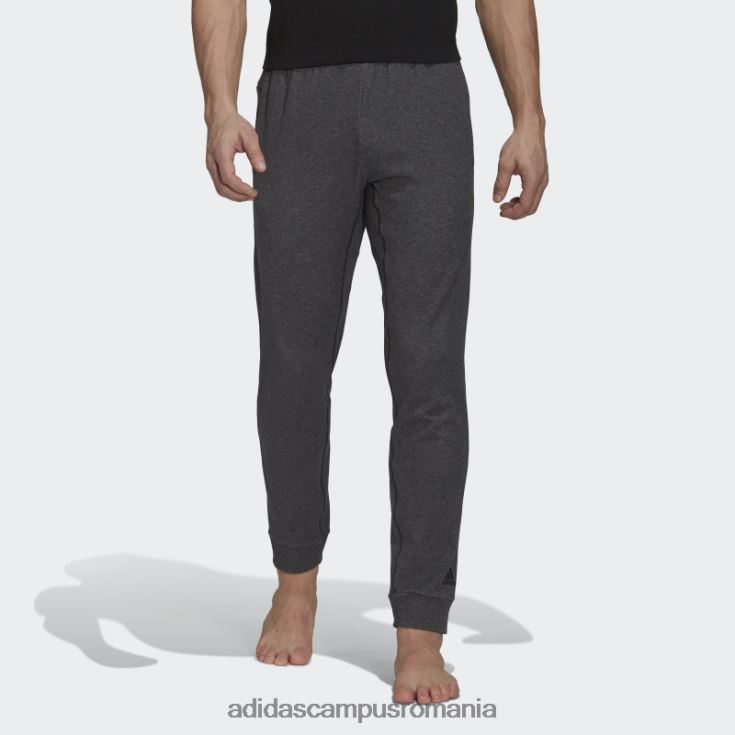 adidas campus romania pantaloni negri aeroready cald pentru antrenament yoga fleece 7/8 bărbați negru J266N26941