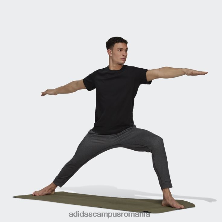 adidas campus romania pantaloni negri aeroready cald pentru antrenament yoga fleece 7/8 bărbați negru J266N26941