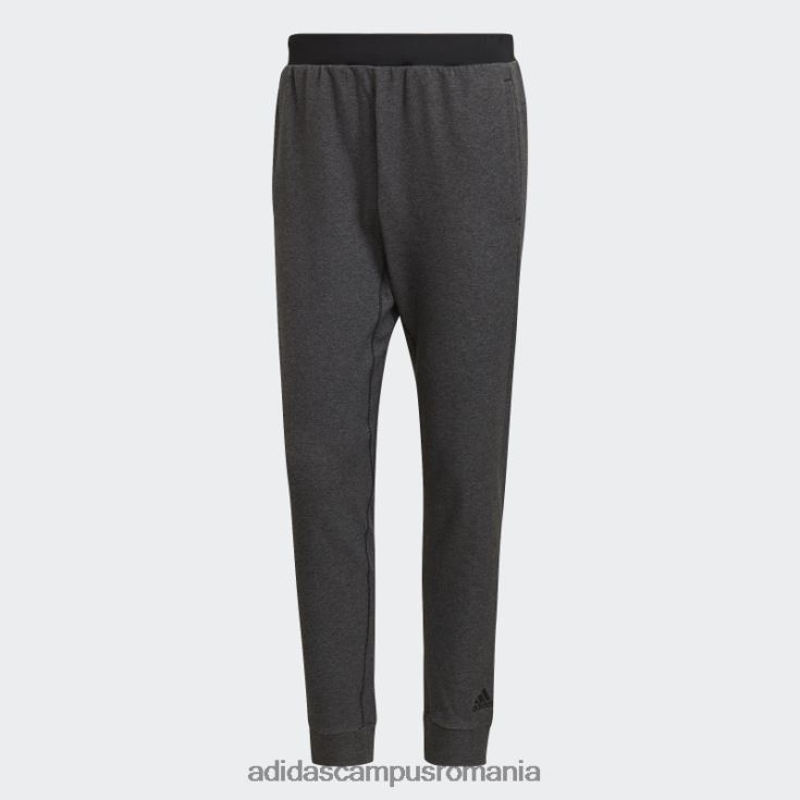 adidas campus romania pantaloni negri aeroready cald pentru antrenament yoga fleece 7/8 bărbați negru J266N26941