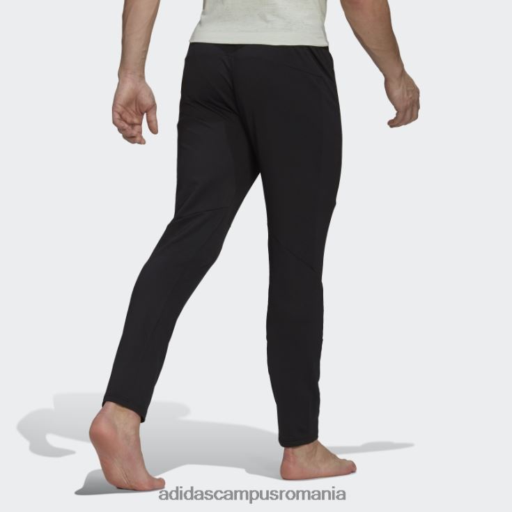 adidas campus romania pantaloni negri aeroready yoga 7/8 bărbați negru J266N27318