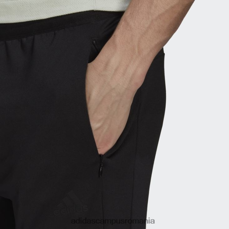adidas campus romania pantaloni negri aeroready yoga 7/8 bărbați negru J266N27318