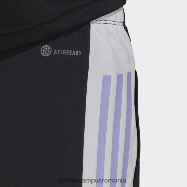 adidas campus romania pantaloni negri de antrenament aeroready bărbați negru/gri liniuță/violet deschis J266N21654