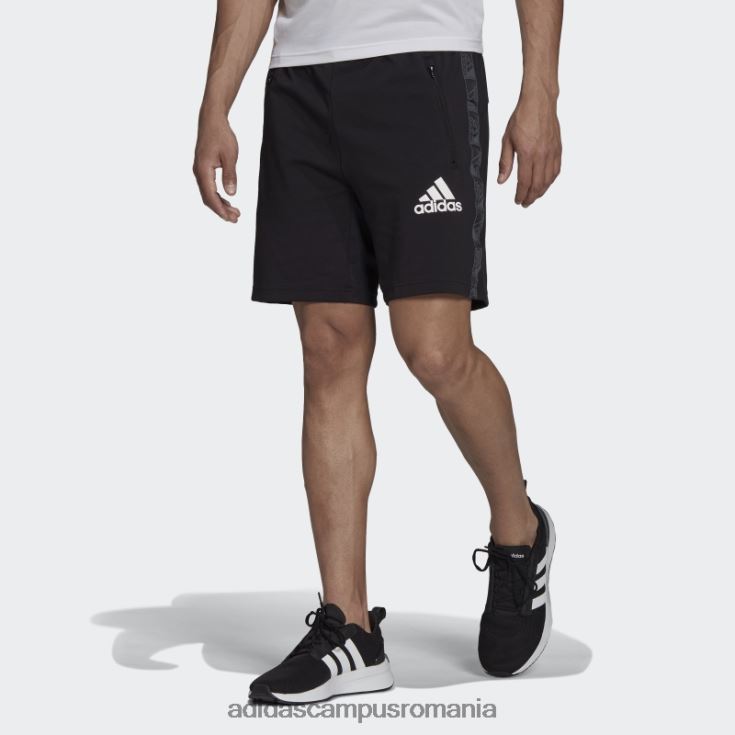 adidas campus romania pantaloni scurți adidas negru aeroready conceput pentru a muta sport motion logo bărbați alb negru J266N27515