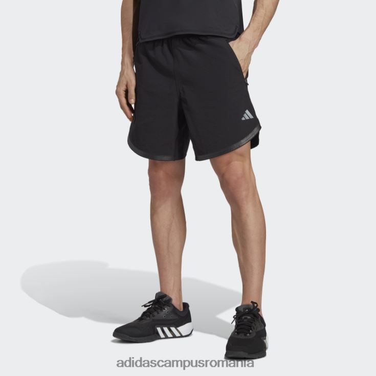 adidas campus romania pantaloni scurți de antrenament cordura cu design negru bărbați negru J266N214231