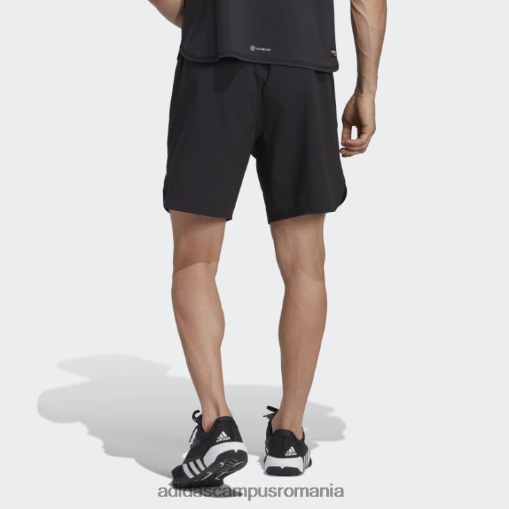 adidas campus romania pantaloni scurți de antrenament cordura cu design negru bărbați negru J266N214231