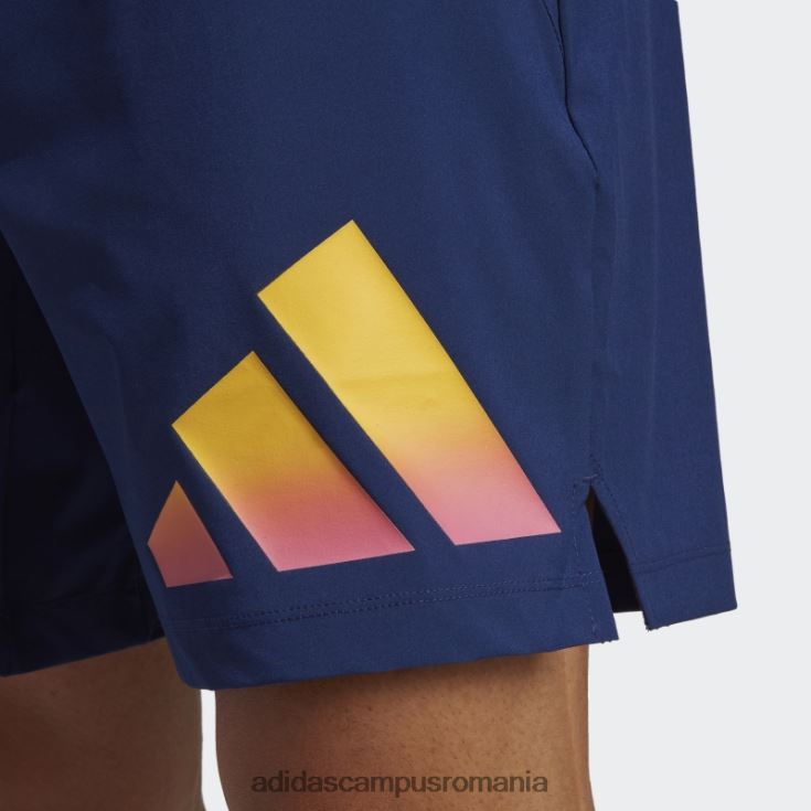 adidas campus romania pantaloni scurți de antrenament cu 3 dungi albastru închis bărbați albastru inchis J266N25495