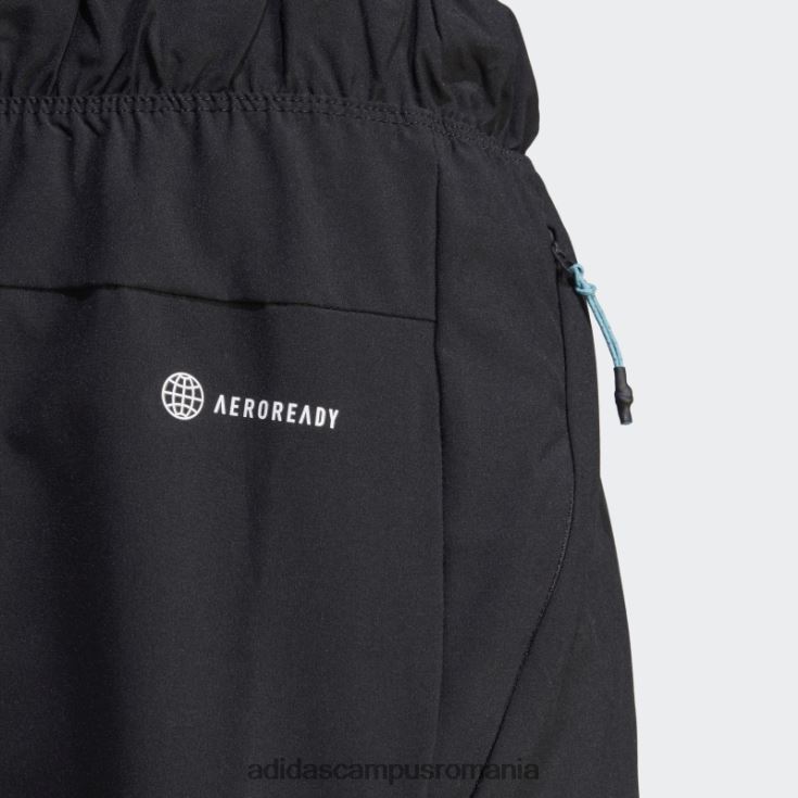 adidas campus romania pantaloni scurți de antrenament cu 3 dungi cu iconițe de tren negre bărbați negru J266N24918