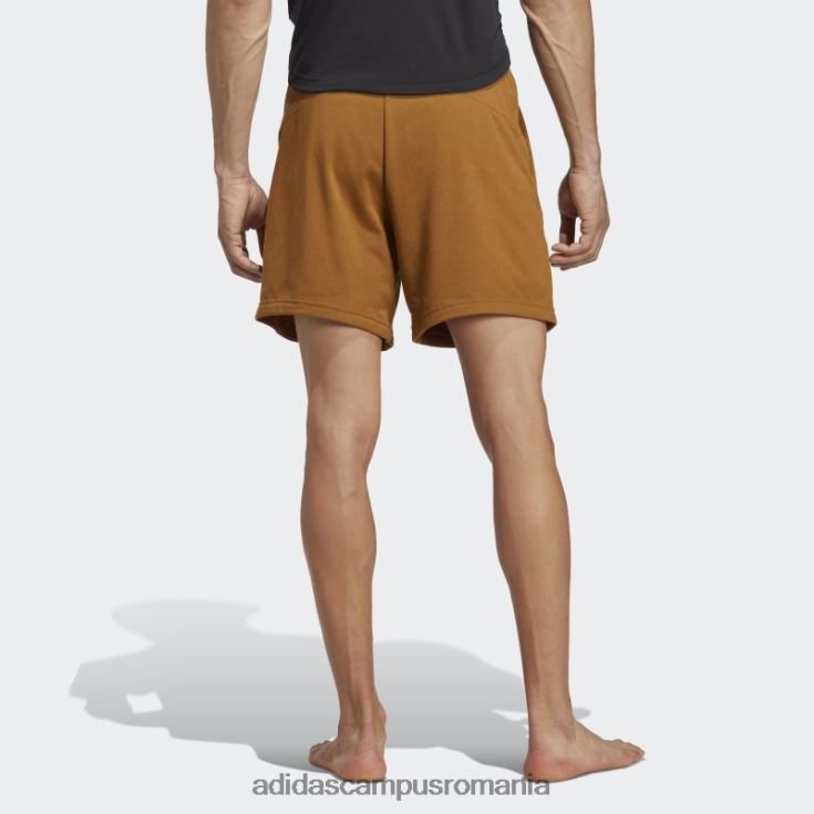 adidas campus romania pantaloni scurți de antrenament cu bază de yoga de bronz adidas bărbați bronz/carbon J266N25175