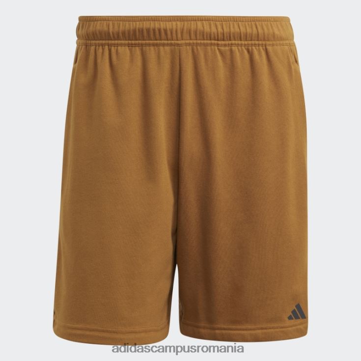 adidas campus romania pantaloni scurți de antrenament cu bază de yoga de bronz adidas bărbați bronz/carbon J266N25175