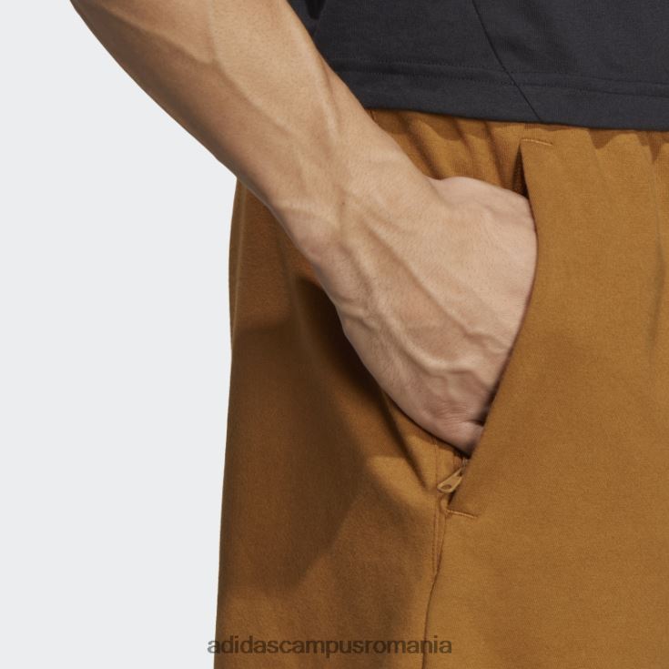 adidas campus romania pantaloni scurți de antrenament cu bază de yoga de bronz adidas bărbați bronz/carbon J266N25175