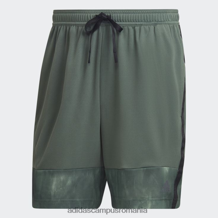 adidas campus romania pantaloni scurți de antrenament cu imprimeu de cretă aeroready green oxide adidas bărbați oxid verde/negru J266N214673