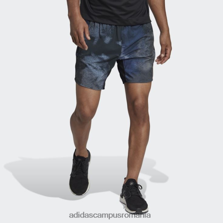 adidas campus romania pantaloni scurți de antrenament cu imprimeu integral d4t hiit negru bărbați multicolor/negru J266N214773