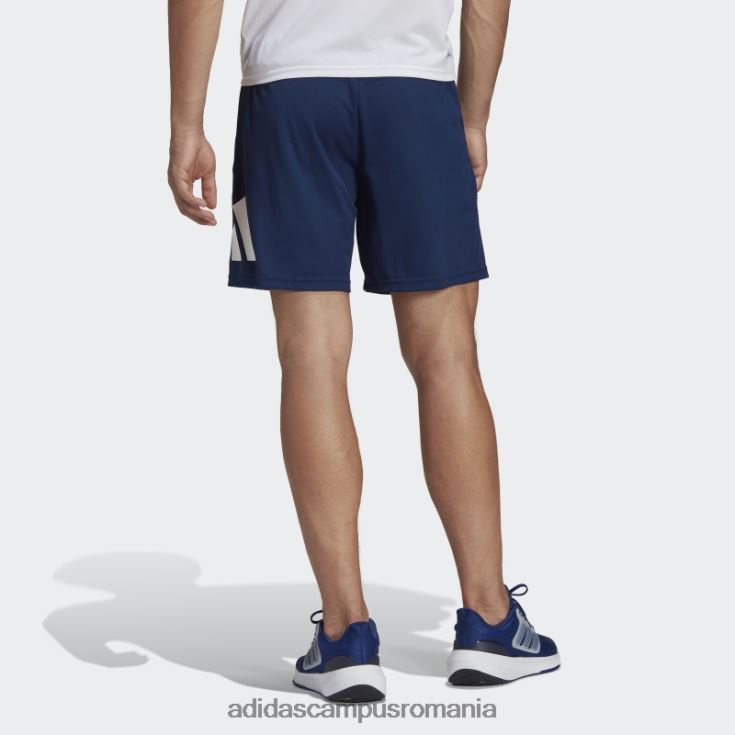 adidas campus romania pantaloni scurți de antrenament cu logo train essentials albastru închis bărbați albastru închis/alb J266N21153