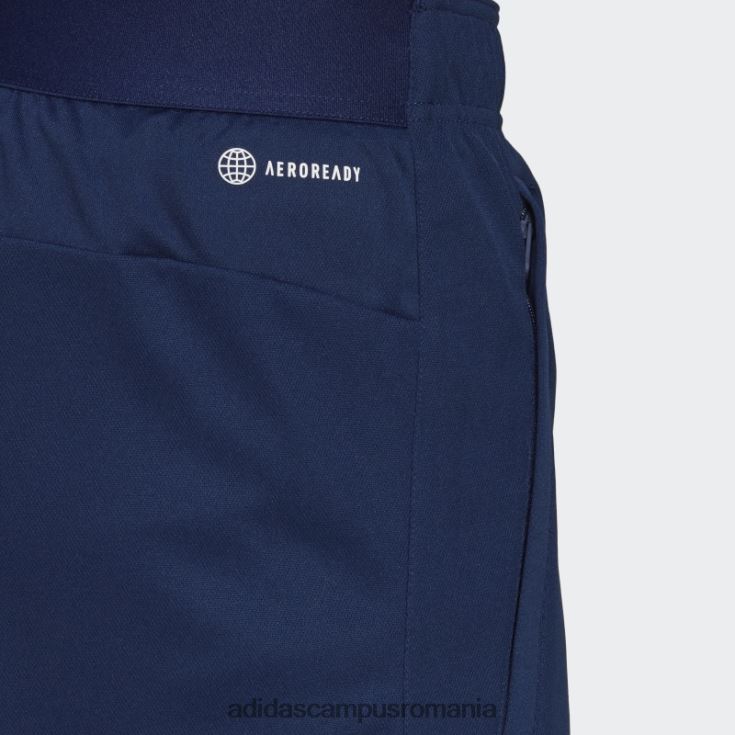 adidas campus romania pantaloni scurți de antrenament cu logo train essentials albastru închis bărbați albastru închis/alb J266N25216