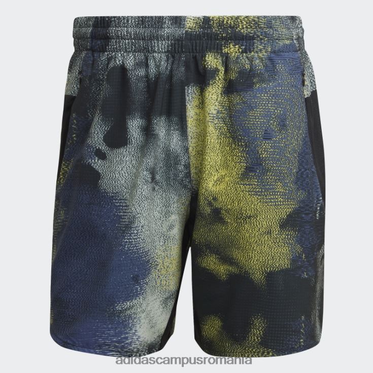 adidas campus romania pantaloni scurți de antrenament d4t hiit allover print galben fashion bărbați multicolor/galben J266N21195