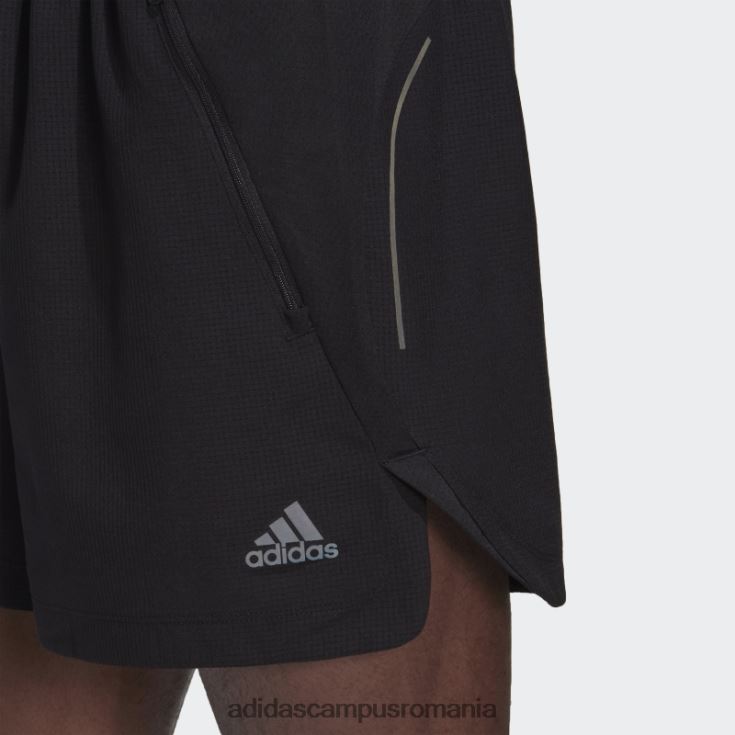 adidas campus romania pantaloni scurți de antrenament din plasă hiit negri bărbați negru J266N24931