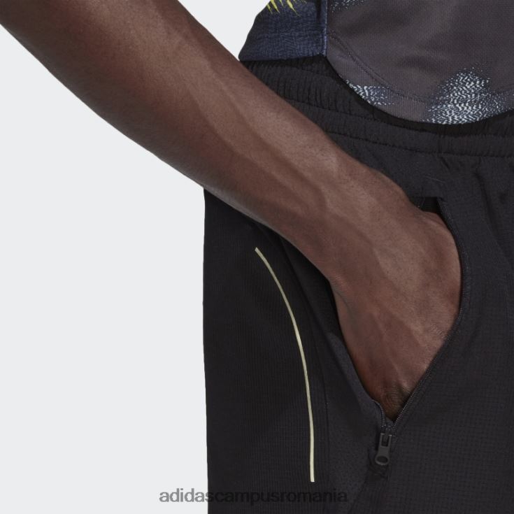 adidas campus romania pantaloni scurți de antrenament din plasă hiit negri bărbați negru J266N24931