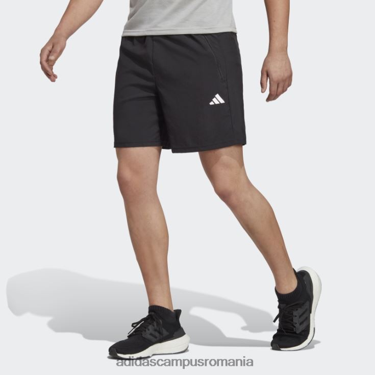 adidas campus romania pantaloni scurți de antrenament țesuți cu trenuri negre bărbați alb negru J266N21157