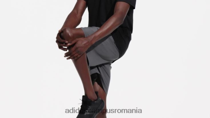 adidas campus romania pantaloni scurți de antrenament țesuți de tren essentials gri bărbați gri/negru J266N25320
