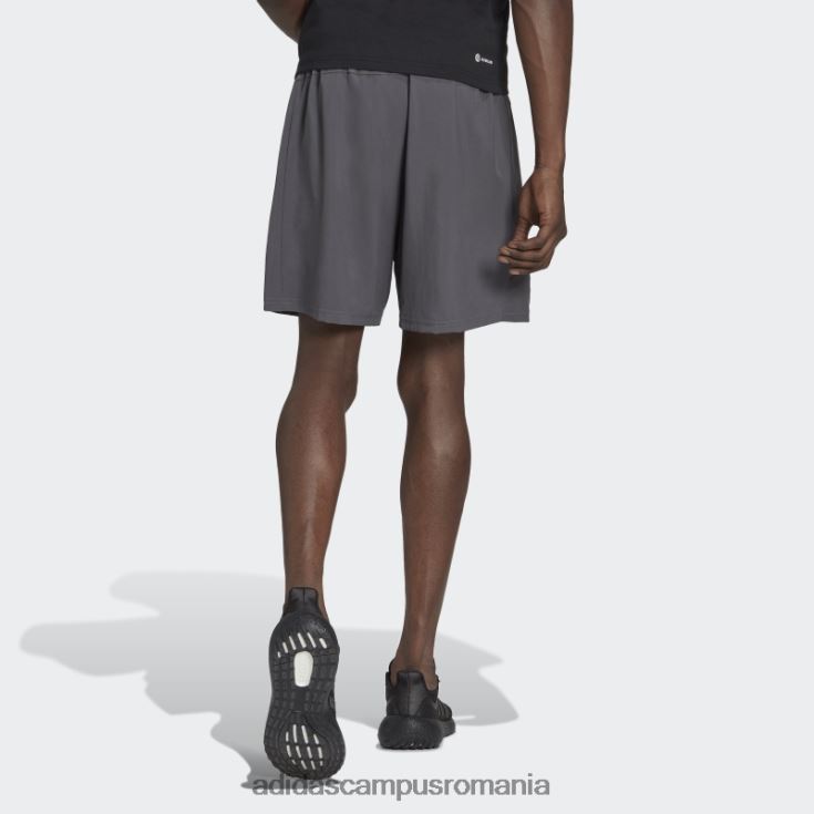 adidas campus romania pantaloni scurți de antrenament țesuți de tren essentials gri bărbați gri/negru J266N25320