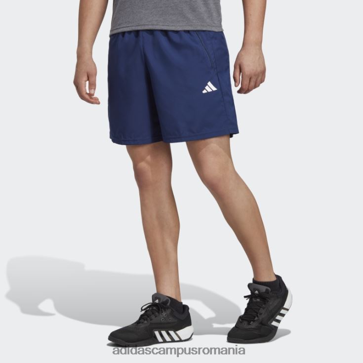 adidas campus romania pantaloni scurți de antrenament țesuți de trenuri de culoare albastru închis bărbați albastru închis/alb J266N25261