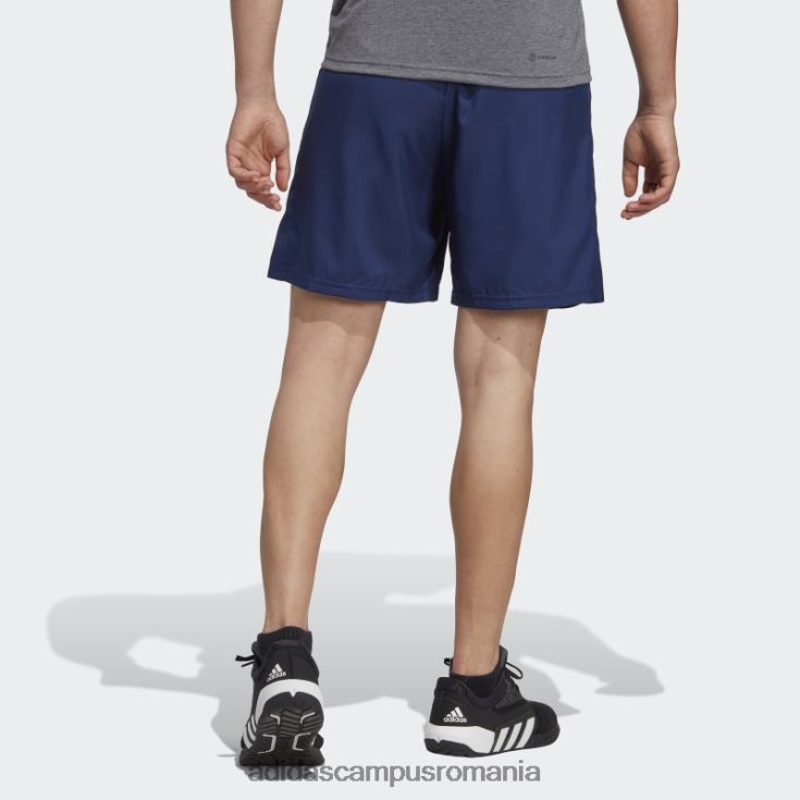 adidas campus romania pantaloni scurți de antrenament țesuți de trenuri de culoare albastru închis bărbați albastru închis/alb J266N25261