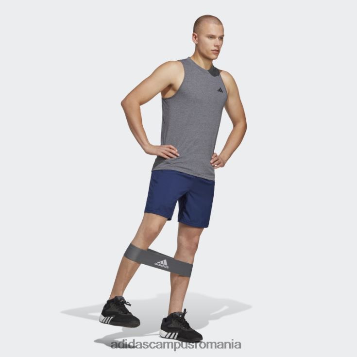 adidas campus romania pantaloni scurți de antrenament țesuți de trenuri de culoare albastru închis bărbați albastru închis/alb J266N25261