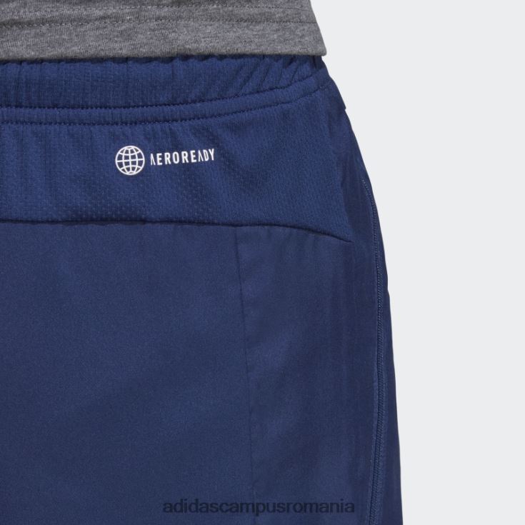 adidas campus romania pantaloni scurți de antrenament țesuți de trenuri de culoare albastru închis bărbați albastru închis/alb J266N25261