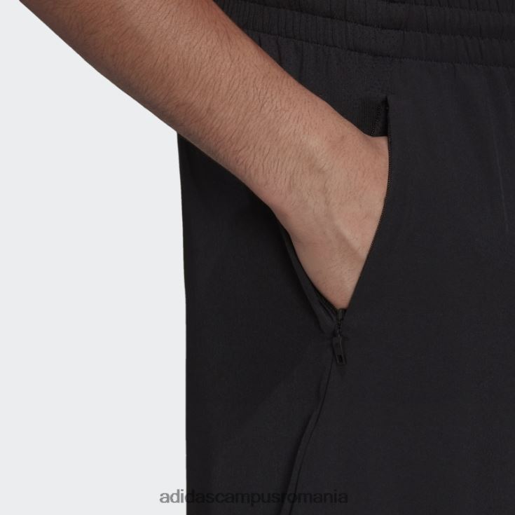 adidas campus romania pantaloni scurți de antrenament grafic cu iconițe de tren negru adidas bărbați negru J266N215039
