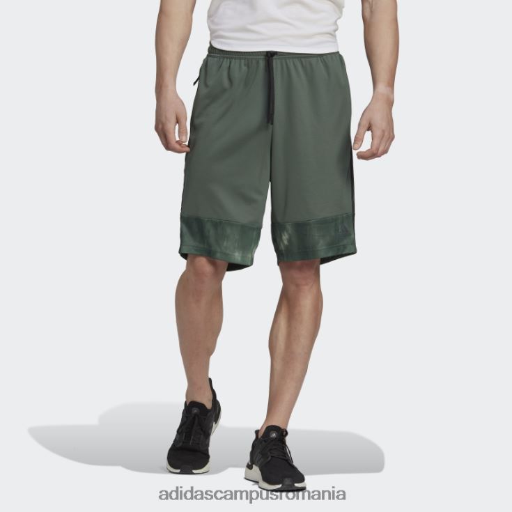 adidas campus romania pantaloni scurți de antrenament green oxide aeroready pentru antrenament cu imprimeu cretă bărbați oxid verde/negru J266N27222