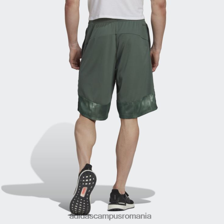 adidas campus romania pantaloni scurți de antrenament green oxide aeroready pentru antrenament cu imprimeu cretă bărbați oxid verde/negru J266N27222
