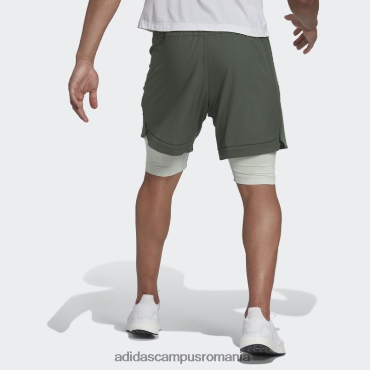 adidas campus romania pantaloni scurți de antrenament green oxide hiit spin adidas bărbați oxid verde J266N27365
