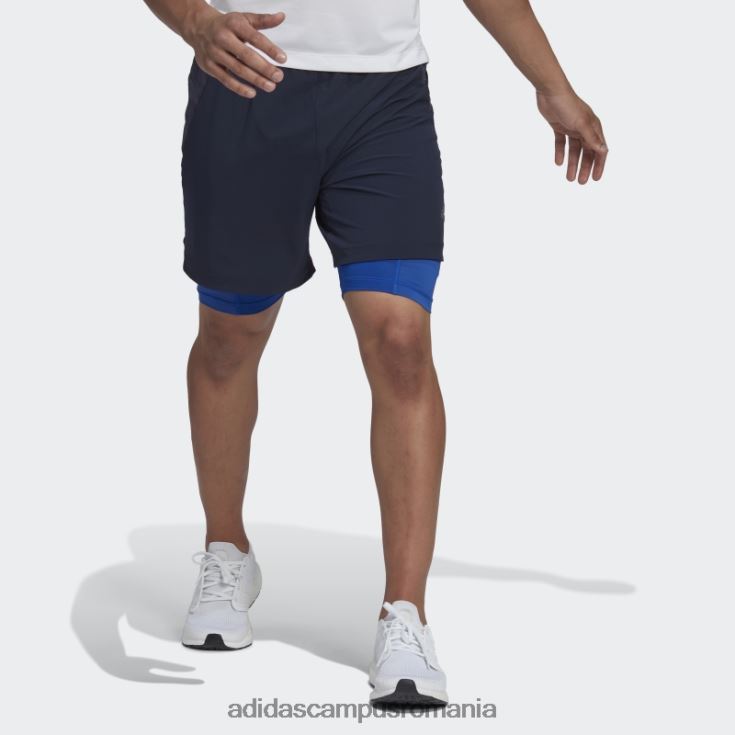 adidas campus romania pantaloni scurți de antrenament hiit spin ink bărbați cerneală J266N27220