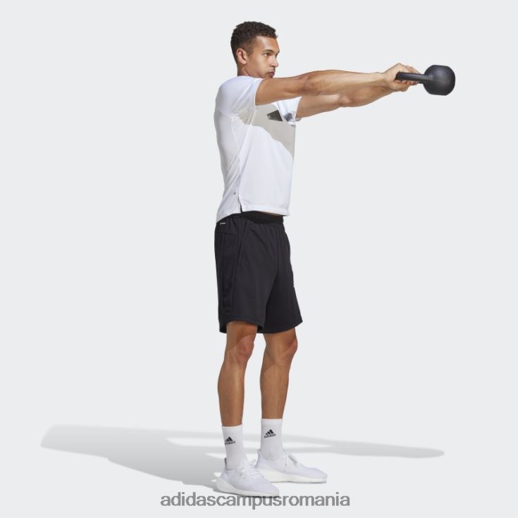 adidas campus romania pantaloni scurți de antrenament negru esențiale toate set bărbați alb negru J266N21012