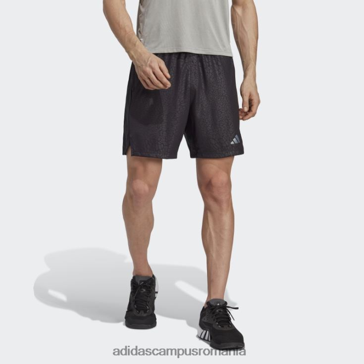 adidas campus romania pantaloni scurți de antrenament pu print negru bărbați negru J266N25168