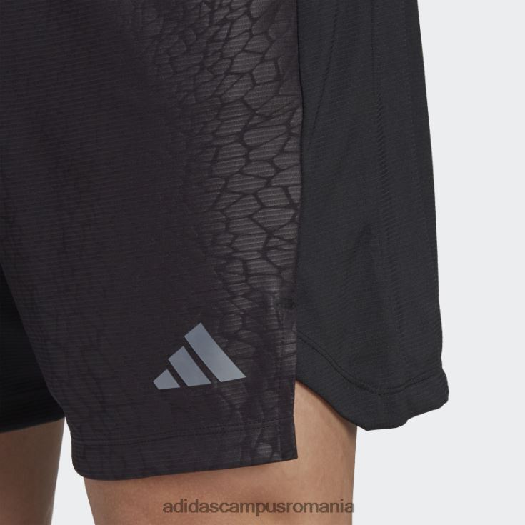 adidas campus romania pantaloni scurți de antrenament pu print negru bărbați negru J266N25168