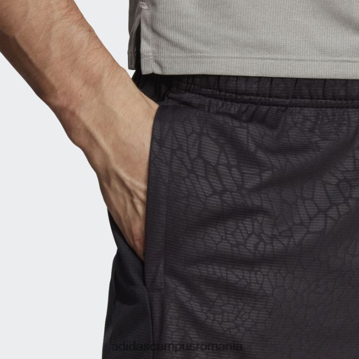 adidas campus romania pantaloni scurți de antrenament pu print negru bărbați negru J266N25168