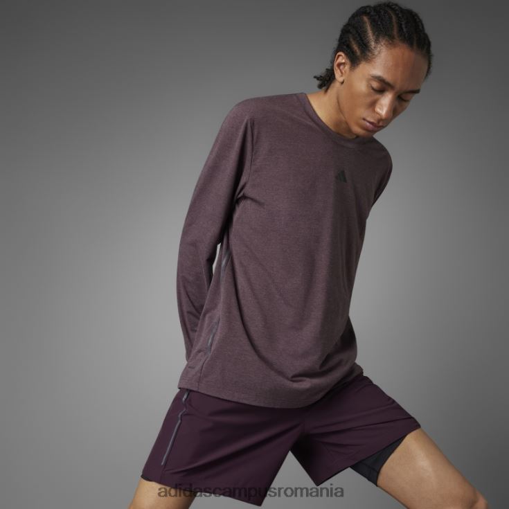 adidas campus romania pantaloni scurți maroon authentic balance yoga 2-în-1 bărbați maro J266N27205