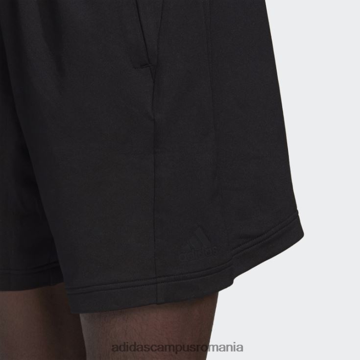 adidas campus romania pantaloni scurți negri de antrenament yoga moda bărbați negru J266N26975