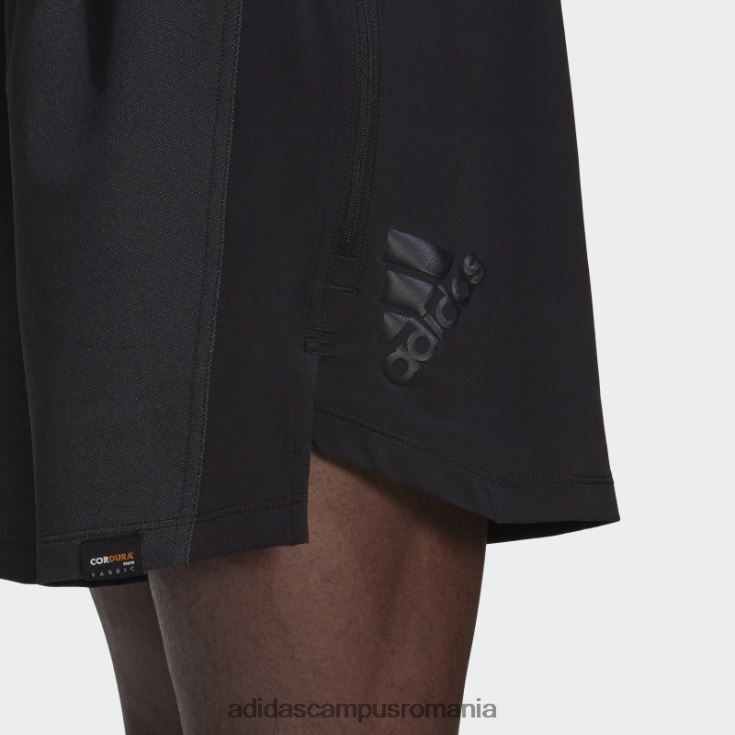 adidas campus romania pantaloni scurți negri din cordura de antrenament bărbați negru J266N27144
