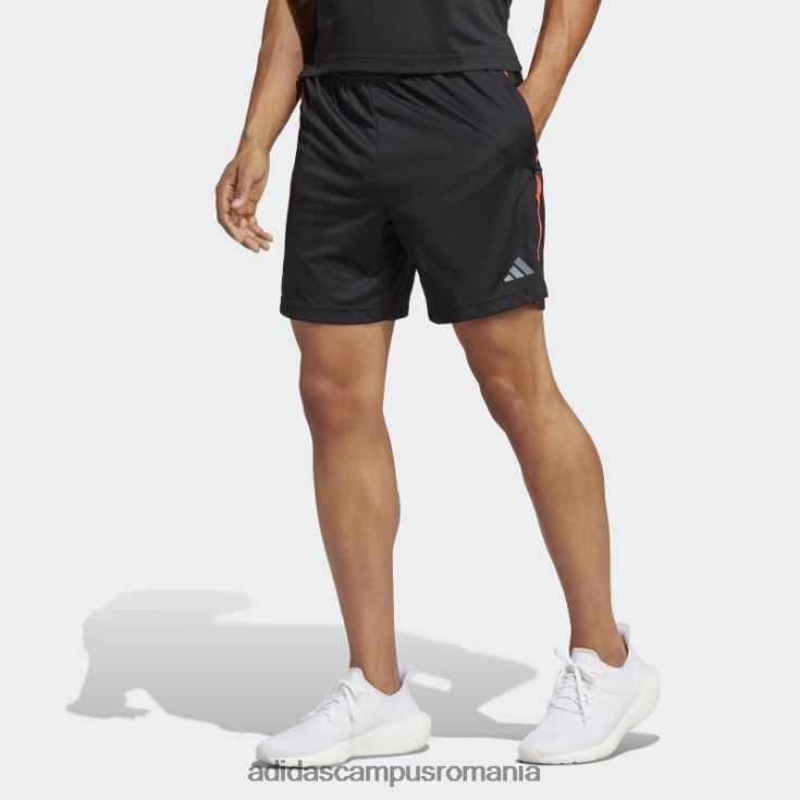 adidas campus romania pantaloni scurți negri pentru antrenament adidas bărbați negru/rosu/transparent J266N21059