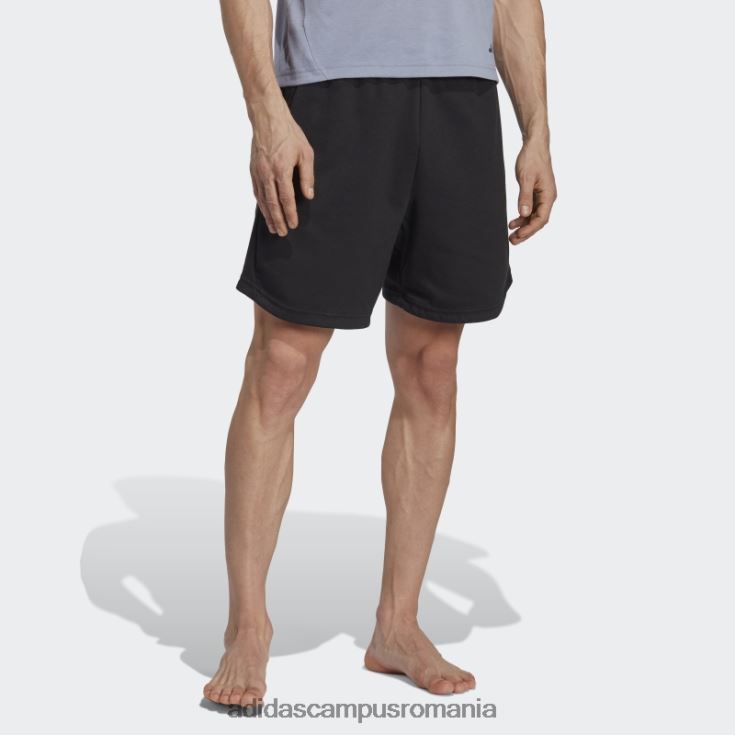 adidas campus romania pantaloni scurți negri pentru antrenament cu bază de yoga bărbați negru/carbon J266N25230