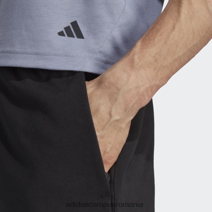 adidas campus romania pantaloni scurți negri pentru antrenament cu bază de yoga bărbați negru/carbon J266N25230