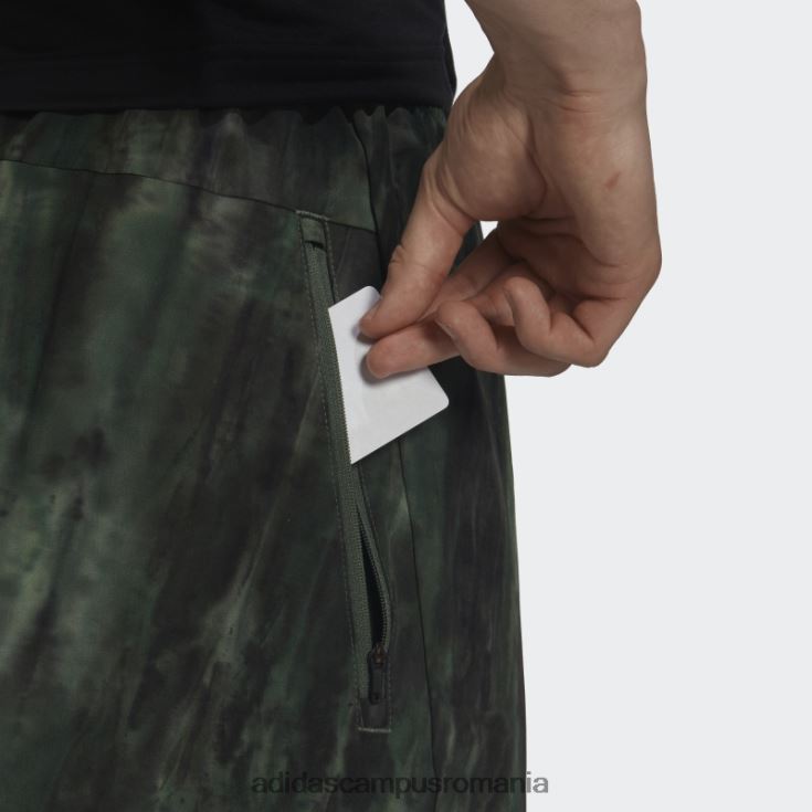 adidas campus romania pantaloni scurți pentru antrenament cu vopsea spray verde oxid adidas bărbați oxid verde/verde/negru J266N26834